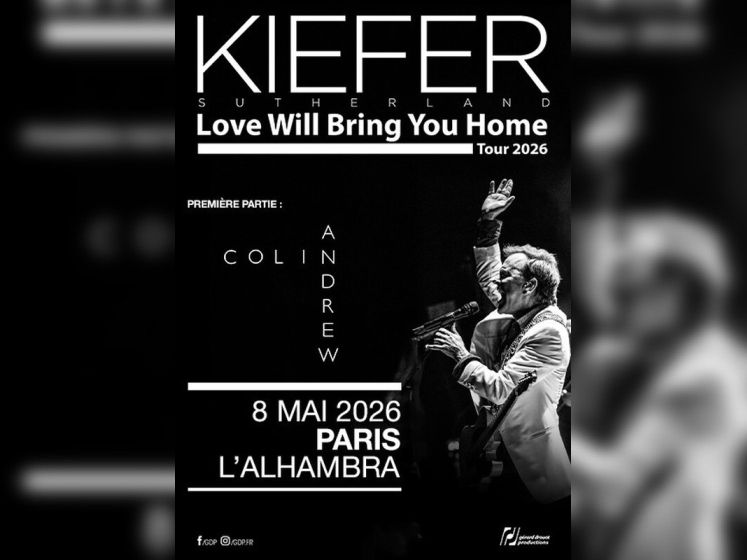 Kiefer Sutherland : concert country-rock à l’Alhambra