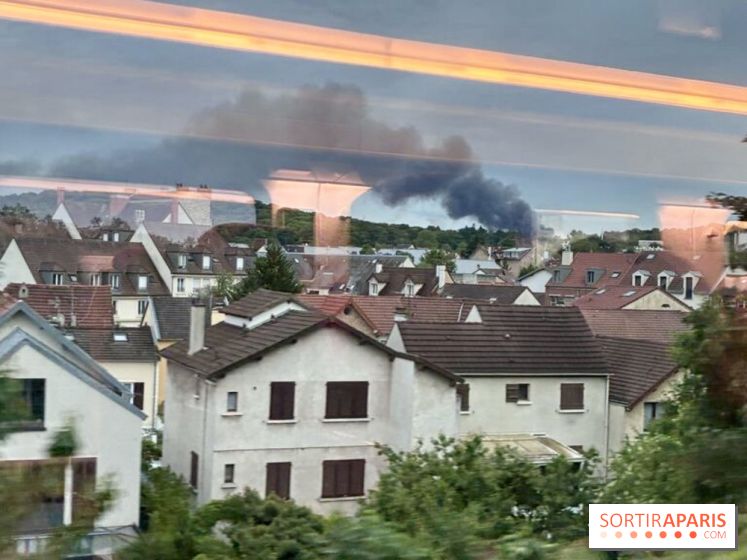 Yvelines : un important incendie en cours au sud de Paris, un impressionnant panache de fumée visible à des kilomètres
