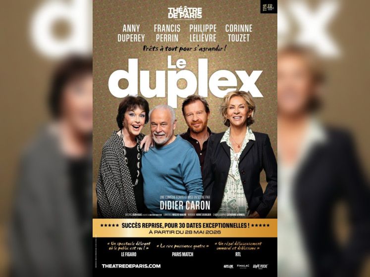 Le Duplex, comédie avec Anny Duperey et Pascal Légitimus, revient au Théâtre de Paris en septembre