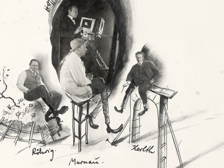 Document d’archives autour de Faust et de Friedrich Wilhelm Murnau