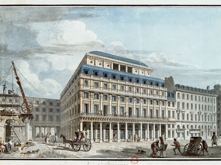 Vue historique de la Comédie-Française