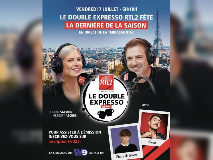 Double Expresso RTL2 : Dernière de la Saison en Direct à Paris avec Pierre de Maere et Zaoui