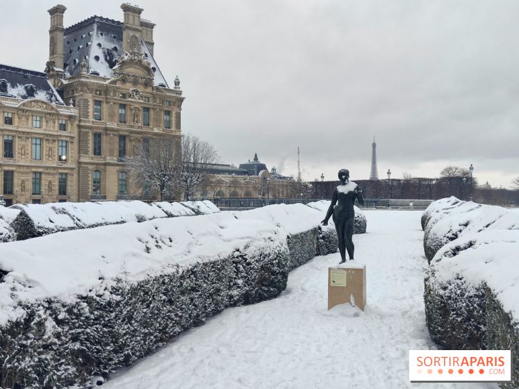 La Neige à Paris - Jardin des Tuileries