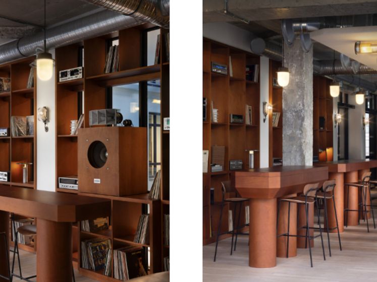 Rond, bar audiophile, coffee shop et brunch au sein d'une salle de sport