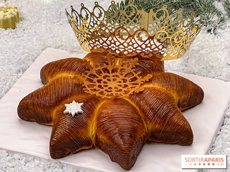La Galette des Rois 2025 du Lutetia par Nicolas Guercio: un flocon gourmand à faire fondre de plaisir