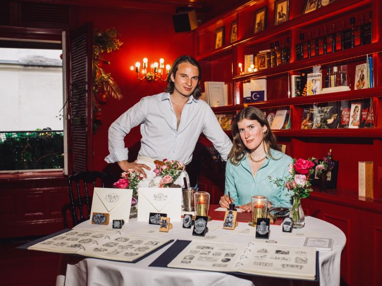 Ex Libris : tampon personnalisé au Bon Marché