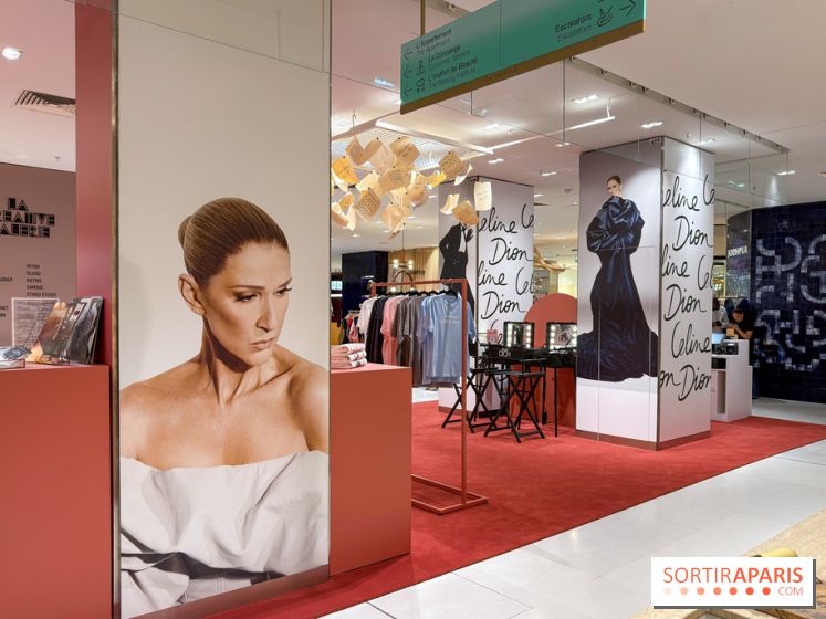 Céline Dion à Paris : T-shirts, vinyles, macarons… un pop-up ouvre à Haussmann - avis et photos