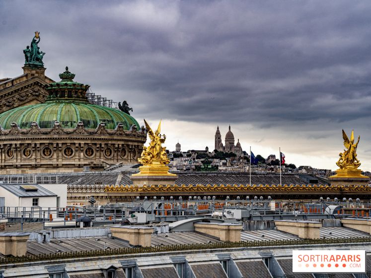 Visuel Paris Opéra Montmartre ciel gris