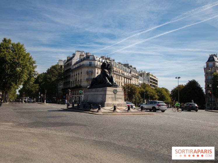 visuel statue Lion de Belfort Place Denfert Rochereau