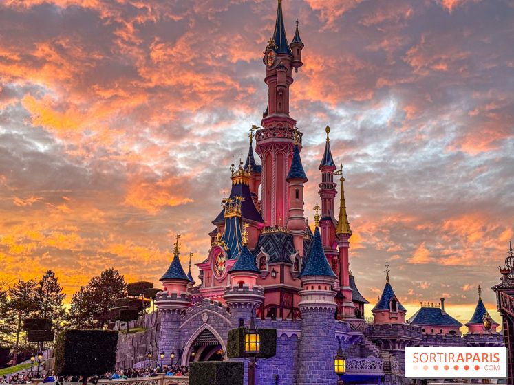 Visuels Disneyland Paris - château coucher de soleil