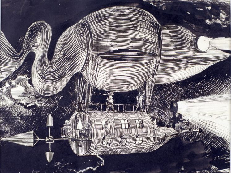 Drôles de vols : l'histoire des ballons et de l'aviation caricaturée dans cette exposition du musée de l'Air et de l'Espace