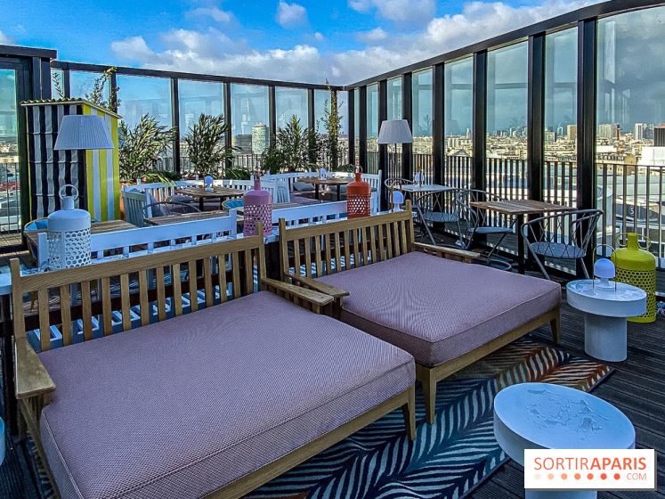 L’Hôtel Mama Shelter Paris West, terrasse