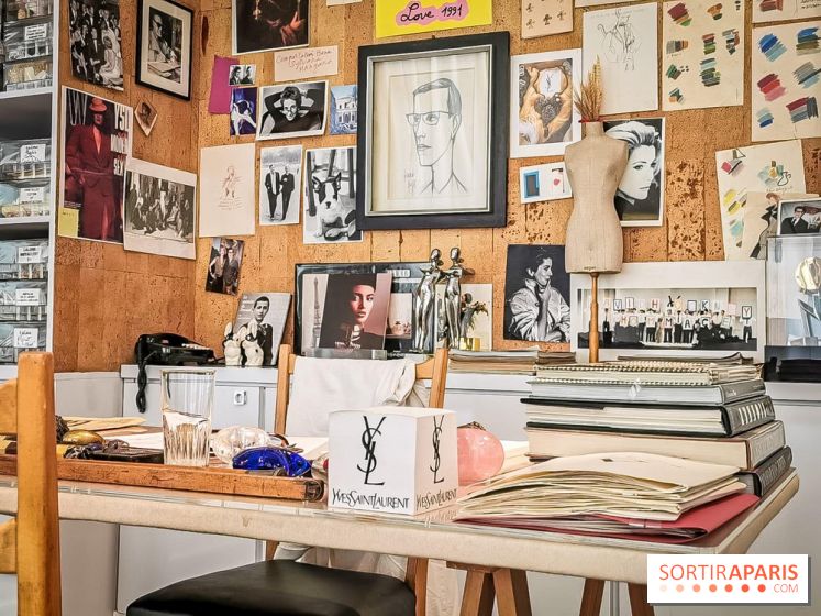 Exposition Yves Saint Laurent, les coulisses de la haute couture à Lyon, au musée Yves Saint Laurent