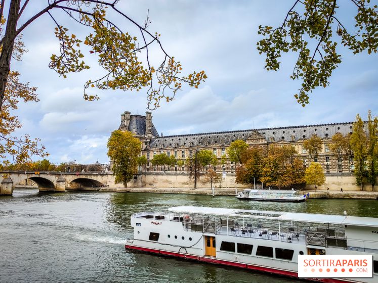 Visuels Paris Seine automne Tuileries bateau