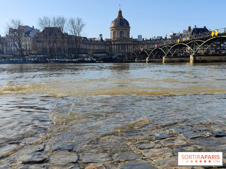 Visuel actualités - Crue Seine Pont des Arts