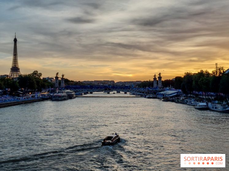 Visuels Paris - La Seine - Coucher de soleil