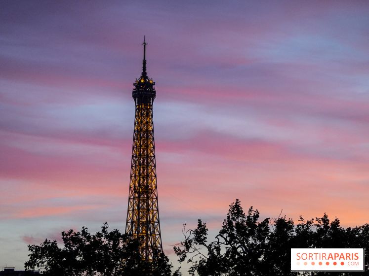 Visuels Paris - Tour Eiffel - Coucher de soleil