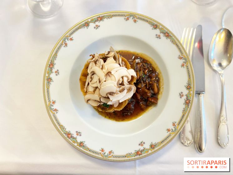 Restaurant Benoit Paris - Champignons d"automne