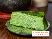 Matcha Ochaya , le café-restaurant de bubble tea de Paris - République - mille crêpes matcha