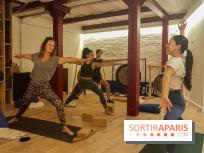 At Aûm, studio de yoga et espace de coworking dans le 20e