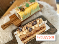 Bûches de Noël végétales des maisons Landemaine et Land&Monkeys