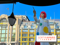 Yayoi Kusama face à la Samaritaine