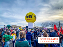 Manifestation Paris - Visuels - Réforme des retraites place Concorde