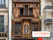 Façade alsacienne classée à Paris - McDo Saint-Lazare