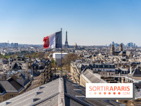 Le panorama du Panthéon - l'une des plus belles vues de Paris à 360° - vue paris - Tour Eiffel - drapeau