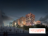 Jeux Olympiques de Paris 2024 : chantier du village des athlètes