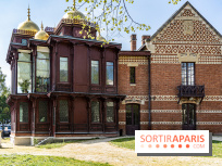 Parc de Bécon à Courbevoie - Pavillon des Indes - Cerisiers en fleurs -  A7C9988