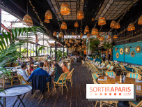 Le restaurant - terrasse Quai Ouest en mode estivale avec ses Dîners Braséro