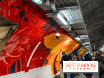 La station de Métro Châtelet re-décoré par des street-artistes