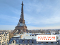 Visuel Paris 15e - Tour Eiffel hiver toits paris