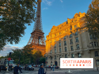 Visuel Paris 7e - Tour Eiffel - coucher de soleil