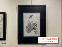 Exposition Sumi et Motion de la calligraphe japonaise Aya Wada à la galerie La Lison - IMG 4918