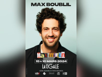 Max Boublil à la Cigale en mars 2024 avec son nouveau spectacle, Maximilien