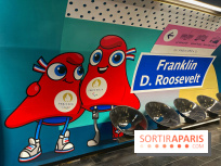 Jeux olympiques et paralympiques Paris 2024 - Visuel - métro Roosevelt