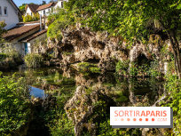Parc du Dr Fauvel à Villennes sur Seine, grotte et cascades -  A7C1610 HDR