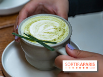 Fu Patisserie et coffee shop Paris 13e -  latte panda ou matcha