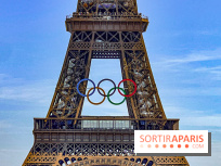 Tour Eiffel anneaux jeux olympiques Paris 2024