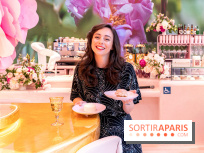 Le Café de la Rose Lancôme par Nina Métayer sur les Champs-Elysées à Paris -  A7C7168