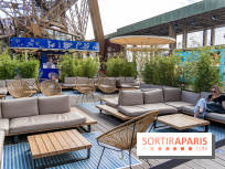 La terrasse sur la Tour Eiffel 2024 en mode JO Paris 2024 - les photos