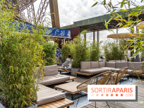 La terrasse sur la Tour Eiffel 2024 en mode JO Paris 2024 - les photos