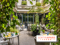 La terrasse cachée du Burgundy pour déjeuner au soleil dans le 8e -  A7C8455