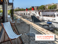 La Plage Parisienne, restaurant et terrasse en bord de Seine Quai de Javel