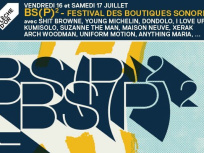 Festival des Boutiques sonores