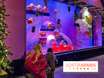 Les vitrines de Noël 2024 des Galeries Lafayette Haussmann avec Vianney et Kevin Germanier - image00057