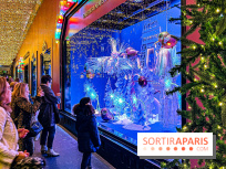Les vitrines de Noël 2024 des Galeries Lafayette Haussmann avec Vianney et Kevin Germanier