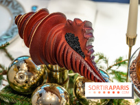 La bûche de Noël Triton du Shangri La Paris 2024 par Maxence Barbot et sa galette des rois 2025 - photos